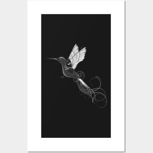 a fanciful hummingbird - a unique gift Posters and Art